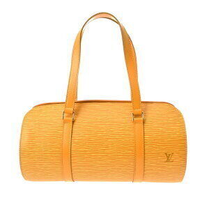 Louis Vuitton Epi Soufflot Tassili Yellow Leather Shoulder Bag
